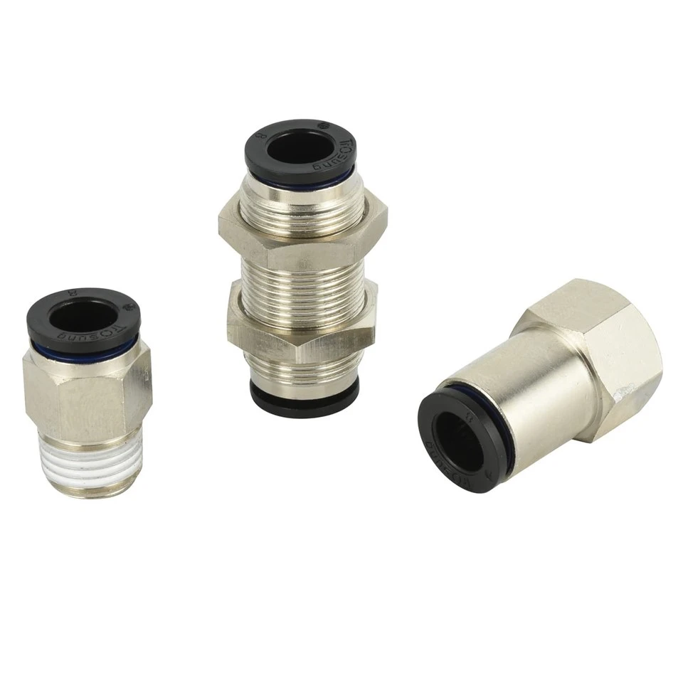 Bulkhead Union Pneumatic Push-in Fitting high quality